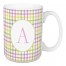 Pastel Plaid Mug Personalized 15 oz Mug