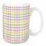 Pastel Plaid Mug 2 15 oz Mug