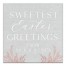 Sweetest Easter Greetings Personalized 16x16 Canvas Wall Art