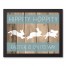 Hippity Hoppity Bunnies 11x14 Black Floating Framed Canvas