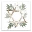 Botanical Star Of David 20x20 Canvas Wall Art