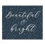 Beautiful And Bright Navy Dots 20x24 Canvas Wall Art