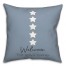 Welcome Stars Personalized 18x18 Spun Poly Pillow