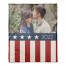 Patriotic Year Personalized 50x60 Coral Fleece Blanket