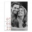Simple Patriotic Date Personalized 16x20 Canvas Wall Art