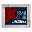 Red Star Home Personalized 11x14 Western White Framed Print