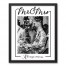 Mr. and Mrs. Photo Upload Personalized 16x20 Black Framed Canvas