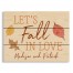 Let's Fall in Love Personalized 14x11 Pallet Wood Art