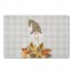Fall Monogram Gnome Personalized 27x18 Floor Mat