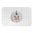 Monogram Pumpkin Check Personalized 34x21 Bath Mat