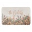 Fall Floral Personalized 34x21 Bath Mat