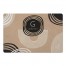 Neutral Geometric Shape Monogram Personalized 18 x 27 Floor Mat