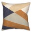 Fall Abstract Shapes 18 x 18 Indoor / Outdoor Pillow