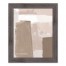 Neutral Painty Abstract Personalized 16 x 20 Western Gray Framed Print