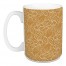 Marigold Lined Leaves 5 x 4.62 Mug