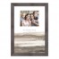 Neutral Horizontal Paint Stroke Personalized 20 x 30 Western Gray Framed Print