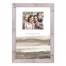 Neutral Horizontal Paint Stroke Personalized 20 x 30 Western White Framed Print