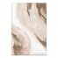 Flowy Brown Abstract Personalized 20 x 30 Canvas Wall Art