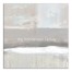 Greige Abstract Personalized 16 x 16 Canvas Wall Art