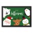 Holiday Icons Hello Personalized 19.73 x 13.73 Black Framed Canvas