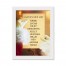 Santa's List Personalized 12 x 16 White Framed Print Under Plexiglass
