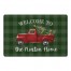 Welcome Christmas Truck Personalized 18 x 27 Floor Mat