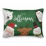 Holiday Icons Hello Personalized 20 x 14 Indoor / Outdoor Pillow