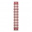 Christmas Plaid Personalized 16 x 90 Cotton Twill Runner