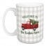 Welcome Christmas Truck Personalized 5 x 4.62 Mug