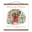I'll be Home for Christmas Personalized 16 x 16 Teak Hanging Canvas