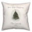 Our First Christmas Personalized 18 x 18 Indoor / Outdoor Pillow