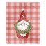 Monogram Christmas Gnome Personalized 50 x 60 Sherpa Fleece Blanket