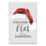 Welcome My Elves Personalized 12 x 18 Canvas Wall Art