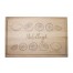 Lemon Slice Border Personalized 17 x 11 Maple Cutting Board