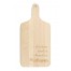 The Best Food is Found Here Personalized 8 x 17 Maple Paddle Cutting Board