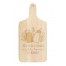 Seasoned with Love Personalized 8 x 17 Maple Paddle Cutting Board