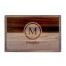 Half Circle Monogram Personalized 17 x 11 Walnut Cutting Board