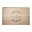 Family Name Laurel Wreath Personalized 17 x 11 Maple Cutting Board