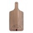 Tea Bar Personalized 8 x 17 Walnut Paddle Cutting Board