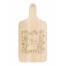 Mom Established Date Personalized 8 x 17 Maple Paddle Cutting Board