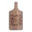 Mom Established Date Personalized 8 x 17 Walnut Paddle Cutting Board
