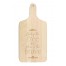 Land of the Free Home of the Brave 8 x 17 Maple Paddle Cutting Board