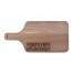 Because of the Brave 17 x 8 Walnut Paddle Cutting Board