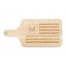 Flag Monogram Personalized 17 x 8 Maple Paddle Cutting Board