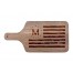Flag Monogram Personalized 17 x 8 Walnut Paddle Cutting Board