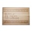 Bless our Nation Personalized 17 x 11 Maple Cutting Board
