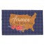 America the Beautiful Plaid 30 x 18 Door Mat