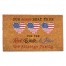 Our Hearts Beat True Personalized 30 x 18 Door Mat