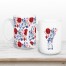 Mason Jar Patriotic Florals 5 x 4.62 Mug