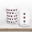 Patriotic Star Trio Personalized 5 x 4.62 Mug